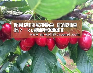 奶茶店的谋划要点 你都知道吗?-ku酷游官网网址(图4) ku酷游官网网址
